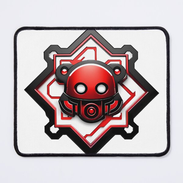Item preview, Discover Digital Magic: Smiling Red Mechanical Ghost designed and sold by Artedig.