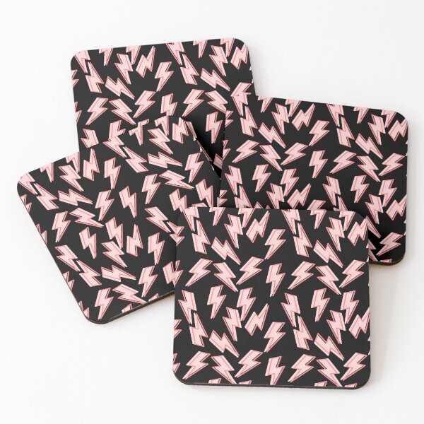 Item preview, Pink Lightning Bolts designed and sold by dottiedigitals.