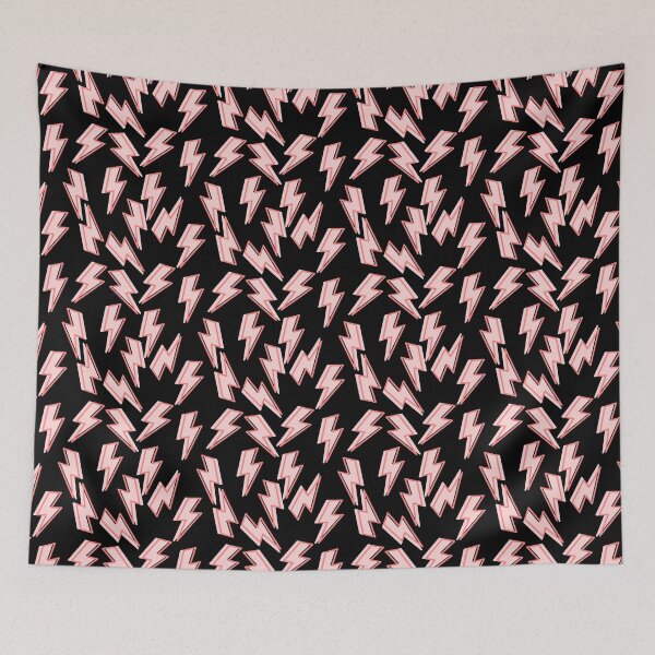 Item preview, Pink Lightning Bolts designed and sold by dottiedigitals.