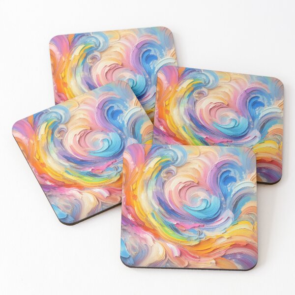 Item preview, Rainbow colors in a tempera painting style  designed and sold by hellolen.