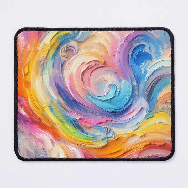 Item preview, Rainbow colors in a tempera painting style designed and sold by hellolen.