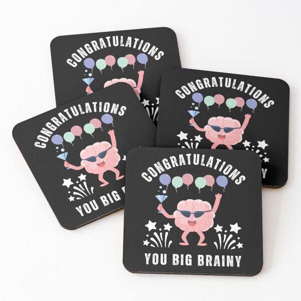 Item preview, Congratulations you big brainy, brain celebration of success designed and sold by Lady-Frost.