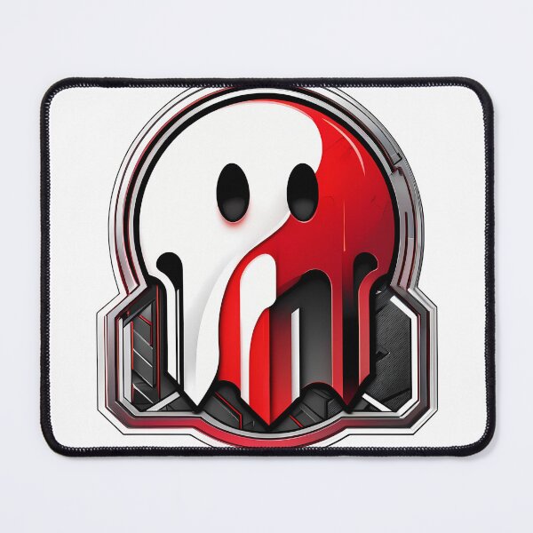Item preview, Digital Smiles: The Charm of the Red Mechanical Ghost designed and sold by Artedig.
