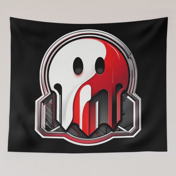 Item preview, Digital Smiles: The Charm of the Red Mechanical Ghost designed and sold by Artedig.