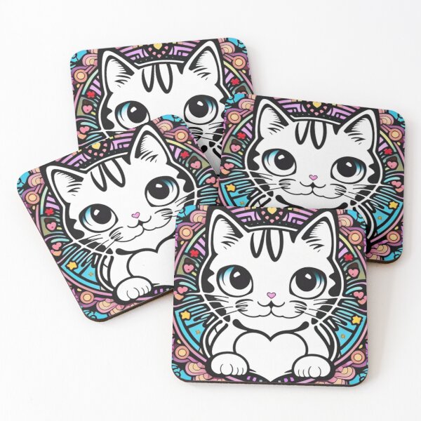 Item preview, Trippy kitty designed and sold by Flowerslaps.