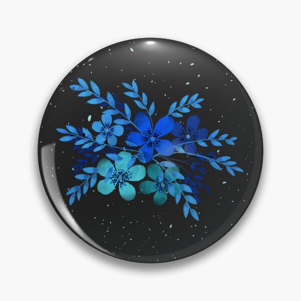 Item preview, Blue Petaled Flowers designed and sold by Funwaytrend.