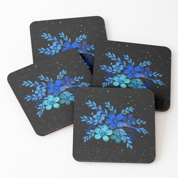 Item preview, Blue Petaled Flowers designed and sold by Funwaytrend.