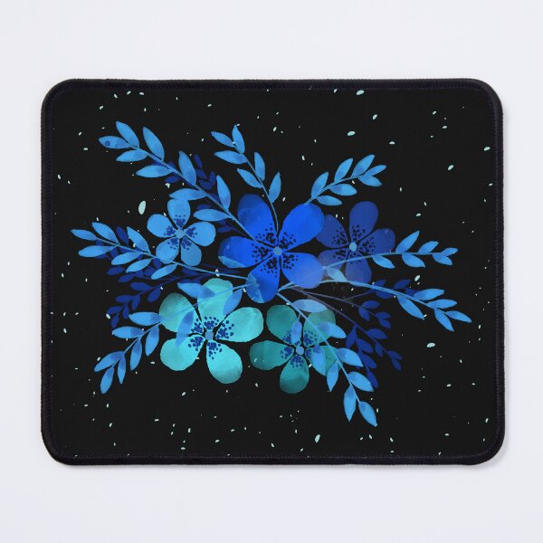 Item preview, Blue Petaled Flowers designed and sold by Funwaytrend.