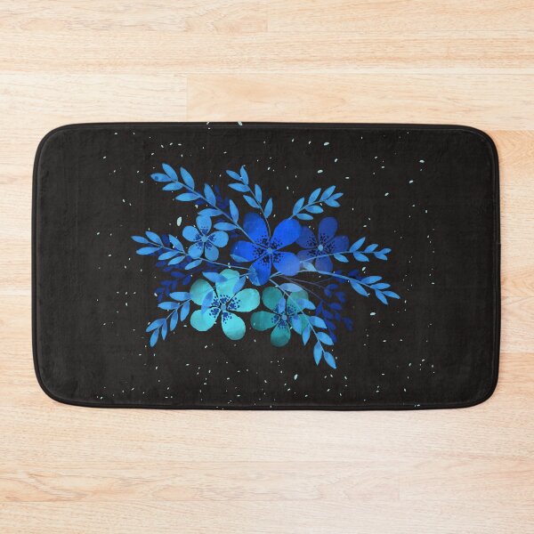 Item preview, Blue Petaled Flowers designed and sold by Funwaytrend.
