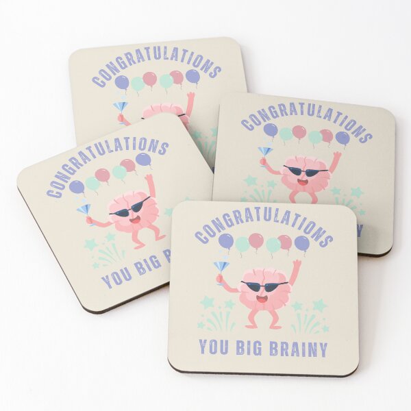 Item preview, Congratulations you big brainy, brain celebration of success 2 designed and sold by Lady-Frost.