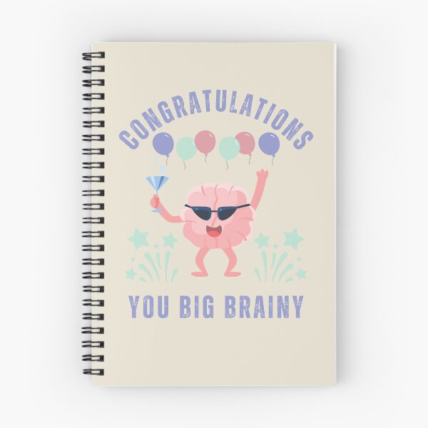Item preview, Congratulations you big brainy, brain celebration of success 2 designed and sold by Lady-Frost.
