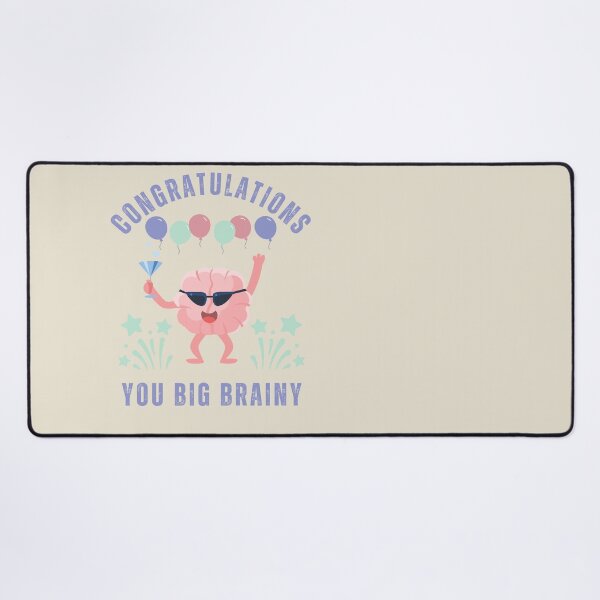 Item preview, Congratulations you big brainy, brain celebration of success 2 designed and sold by Lady-Frost.