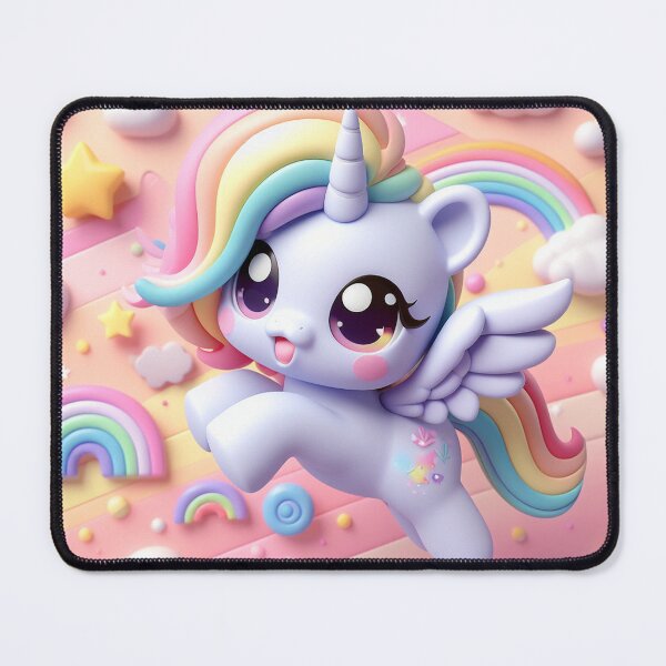 Item preview, Cute 3d rainbow unicorn  designed and sold by hellolen.