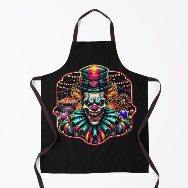 Item preview, Carnival Clown: Eerie Vector Illustration designed and sold by SerhiiArt.
