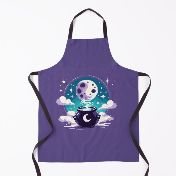 Item preview, Magic Witch Cauldron with Full Moon designed and sold by DakaPixelArt.