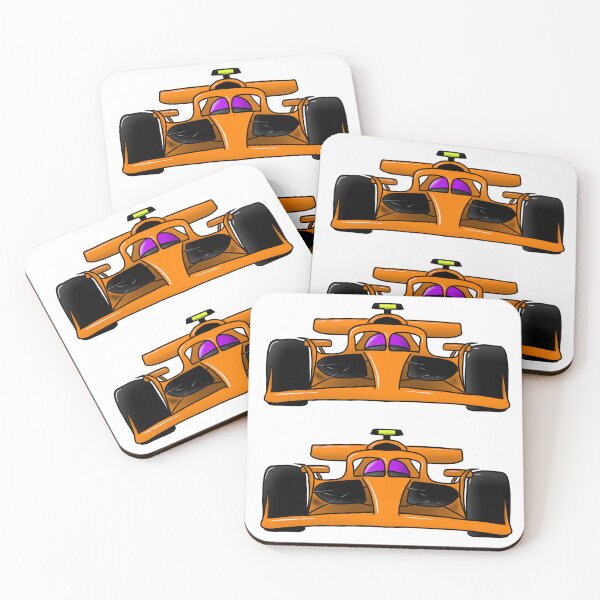 Item preview, Orange Formula 1 Racing car designed and sold by FLOdesignAUS.