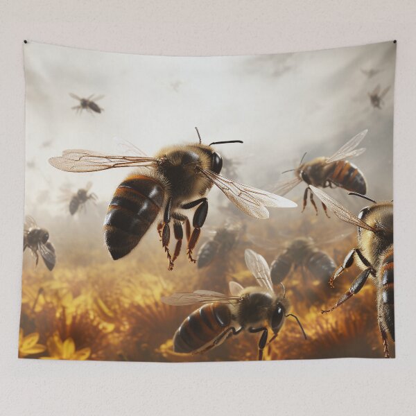 Item preview, Swarm of bees designed and sold by Sp3ctrumOfColor.
