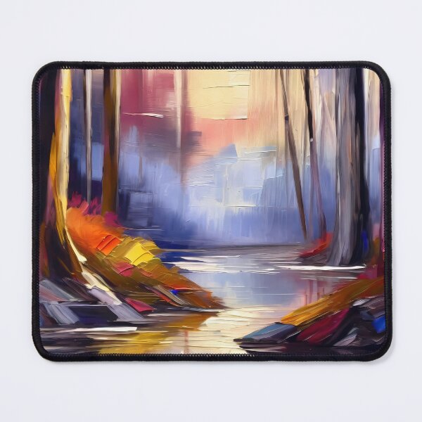 Item preview, Copy of Vibrant Abstract Forest Colorful Landscape designed and sold by LuminanceArt.