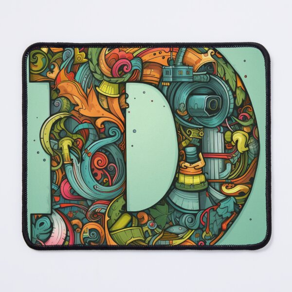 Item preview, Monogram D Droll designed and sold by Sheree Davis.