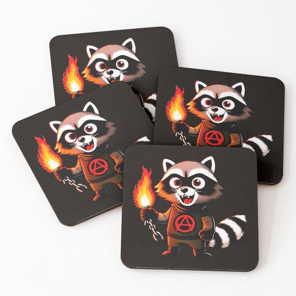 Item preview, anarchy raccoon designed and sold by sadieillust.