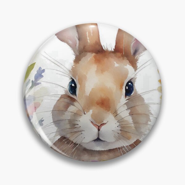 Item preview, Cute Easter Bunny Rabbit. Easter Day 2024 and Adorable Watercolor Easter Bunny Gifts designed and sold by haRexia.