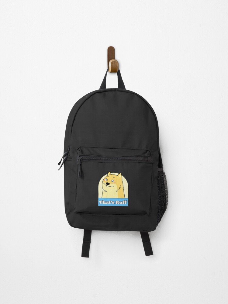 Thumbnail 1 of 3, Backpack, That's Ruff - Shiba Inu designed and sold by MrLAS.