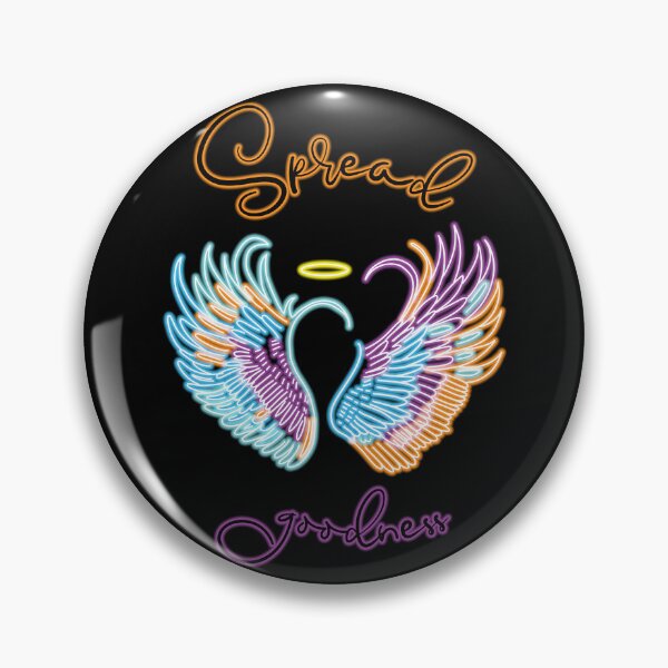 Item preview, Neon angel wings with helo designed and sold by HarridanCreates.