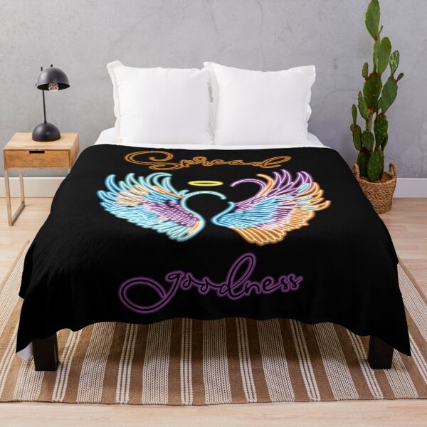 Item preview, Neon angel wings with helo designed and sold by HarridanCreates.