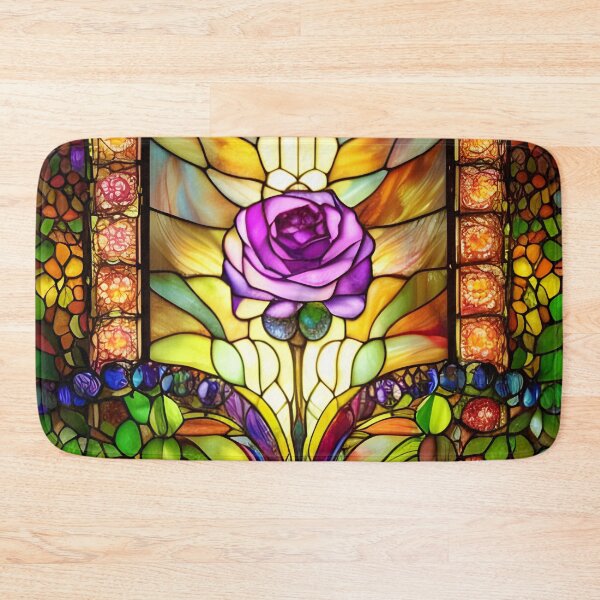 Item preview, Stained Glass Rose designed and sold by ChanceTwoArt.