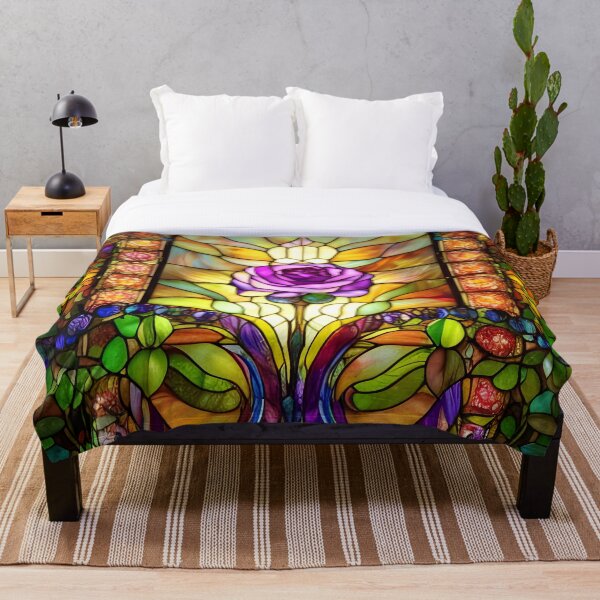 Item preview, Stained Glass Rose designed and sold by ChanceTwoArt.