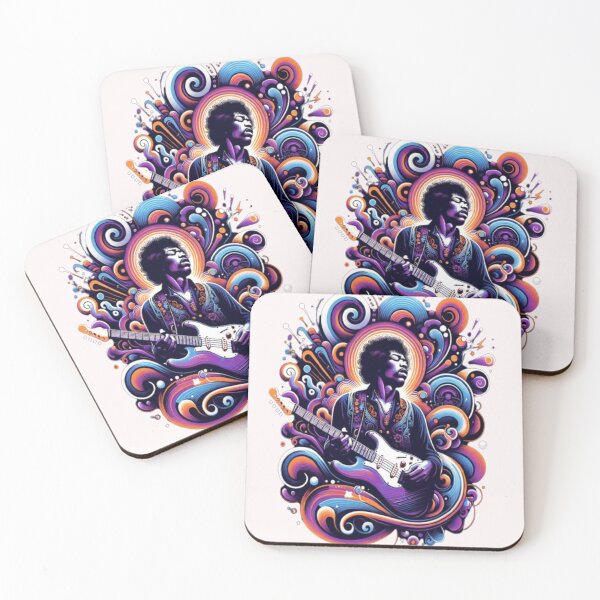 Item preview, Psychedelic Strings - Hendrix Inspired Abstract designed and sold by Hudoges.