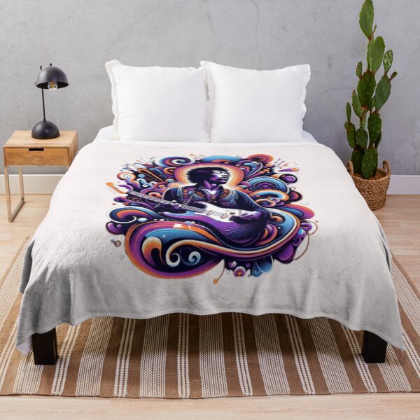 Item preview, Psychedelic Strings - Hendrix Inspired Abstract designed and sold by Hudoges.