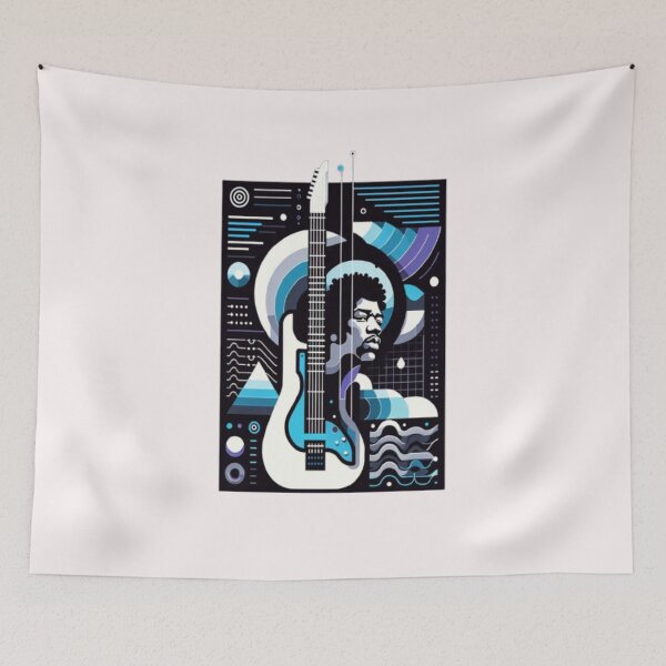 Aperçu de l'œuvre Virtuose moderne - Résumé Hendrix Essence créée et vendue par Hudoges.