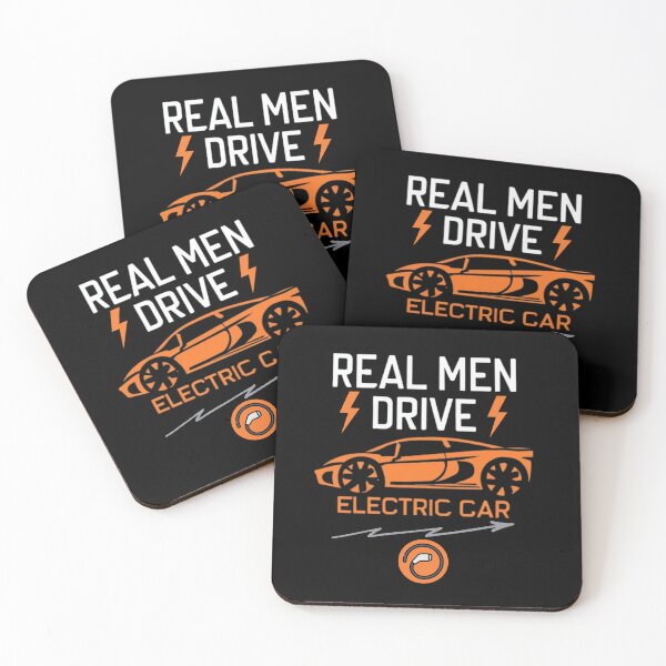 Item preview, Real Men drive Electric Car design designed and sold by Jt41.