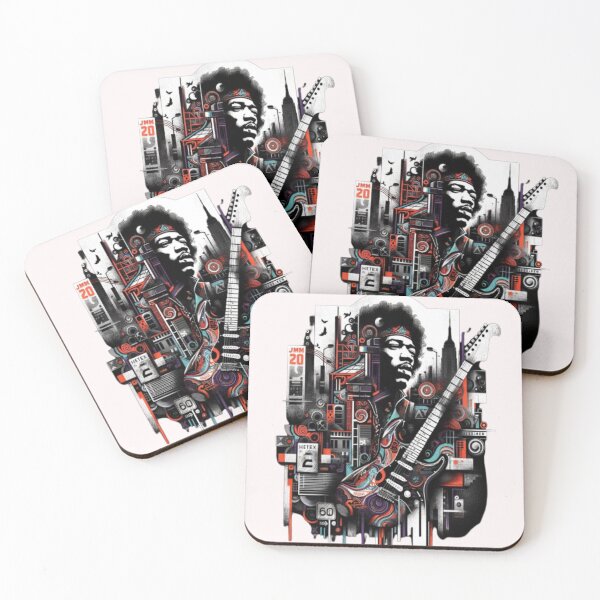 Item preview, Hendrix Urban Legacy - Street Art Tribute designed and sold by Hudoges.