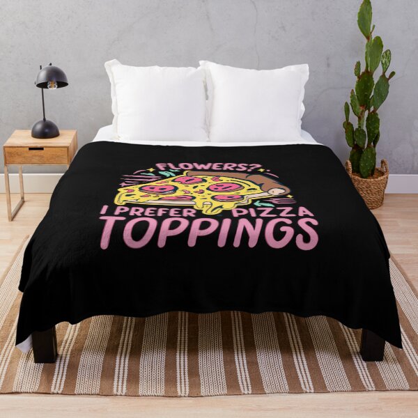 Item preview, Flowers I Prefer Pizza Toppings designed and sold by Itsheartshop.