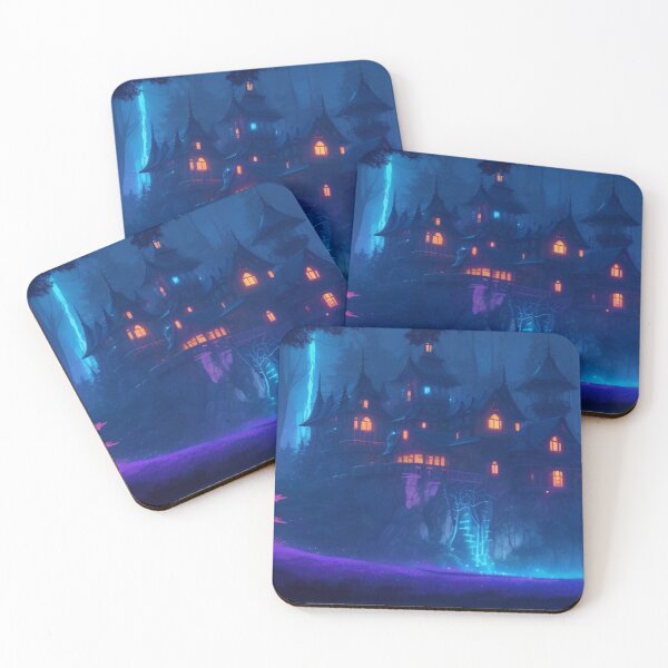 Item preview, Purple Neon Caslte designed and sold by TondoMeander.