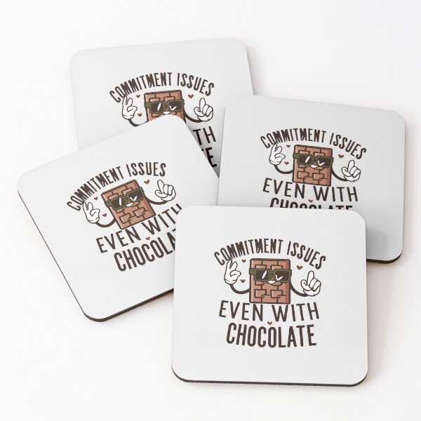Item preview, Commitment Issues Even With Chocolate designed and sold by Itsheartshop.