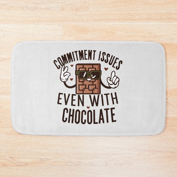 Item preview, Commitment Issues Even With Chocolate designed and sold by Itsheartshop.