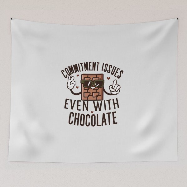 Item preview, Commitment Issues Even With Chocolate designed and sold by Itsheartshop.