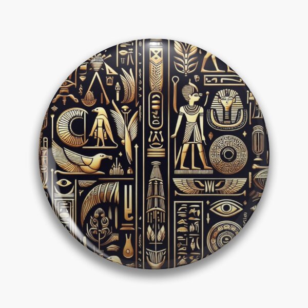 Item preview, Muster Hieroglyphen designed and sold by pikeArt-Gallery.