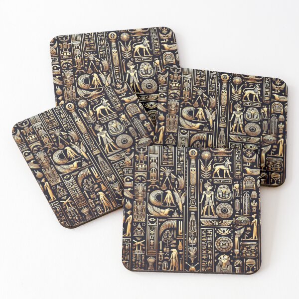 Item preview, Muster Hieroglyphen designed and sold by pikeArt-Gallery.