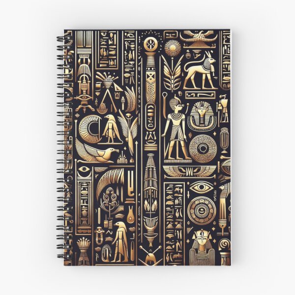 Artikelvorschau, Muster Hieroglyphen entworfen und verkauft von pikeArt-Gallery.