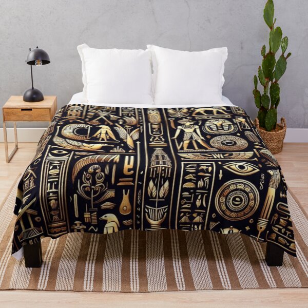 Item preview, Muster Hieroglyphen designed and sold by pikeArt-Gallery.