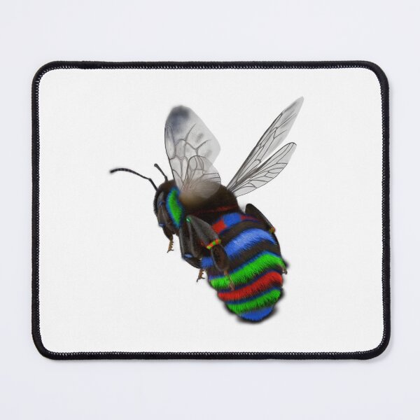 Item preview, Rainbow color bee designed and sold by Refined-Raiment.