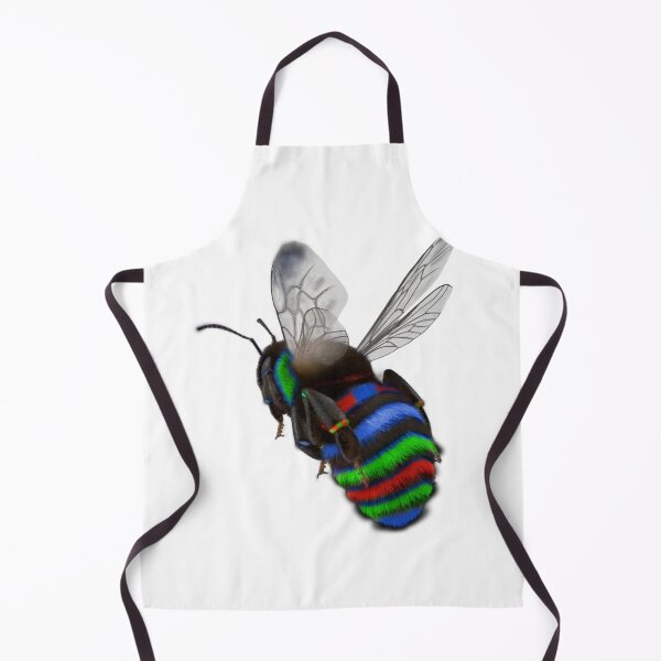 Item preview, Rainbow color bee designed and sold by Refined-Raiment.
