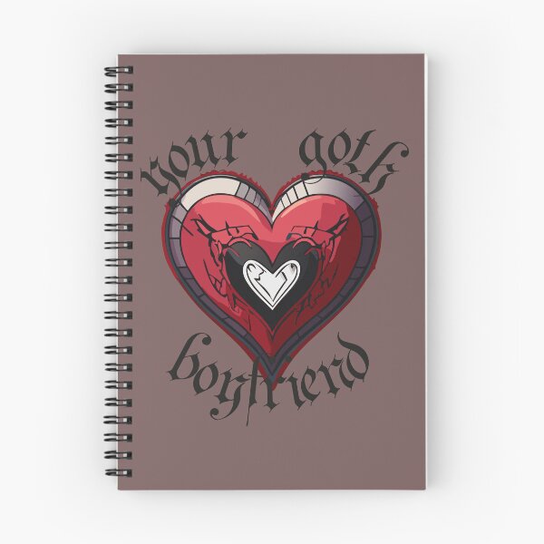 Item preview, Your goth boyfriend heart designed and sold by Blueberry Shake.