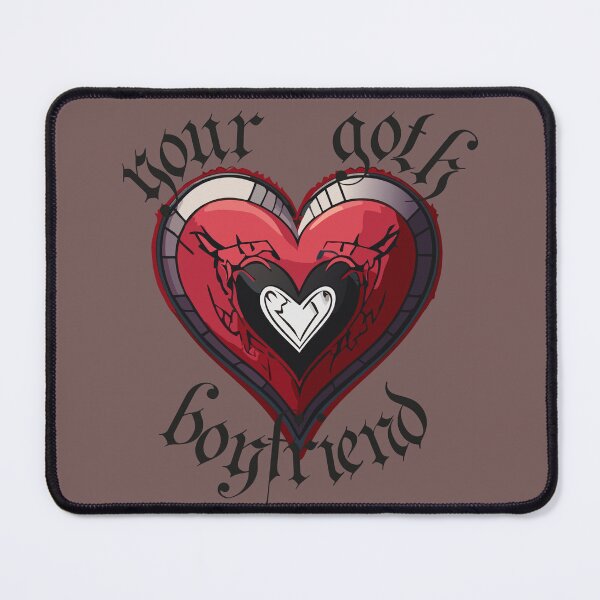 Item preview, Your goth boyfriend heart designed and sold by Blueberry Shake.