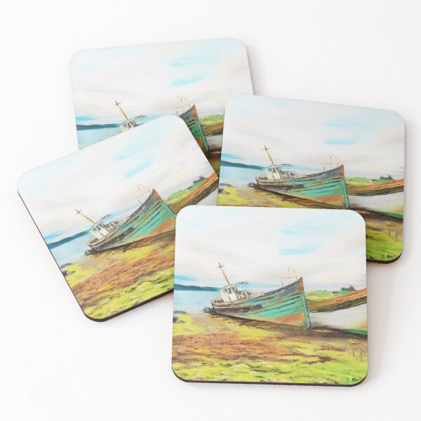 Item preview, Derelict Fishing Boats designed and sold by images4design.