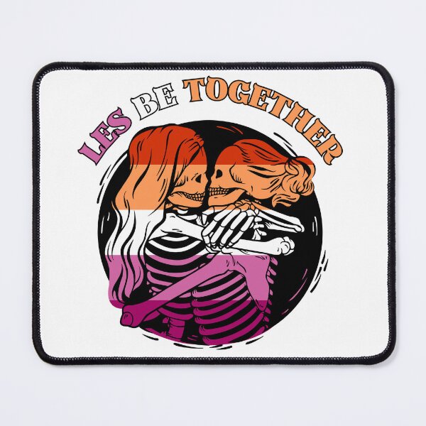 Item preview, lesbian Together - Skeleton Lesbian Couple designed and sold by Kawaii-n-Spice.